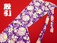 義若オリジナル激安セール柄股引き 花くす玉尽し 紫